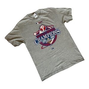 PHILLIES 2008 World Series Champions t-shirt size medium